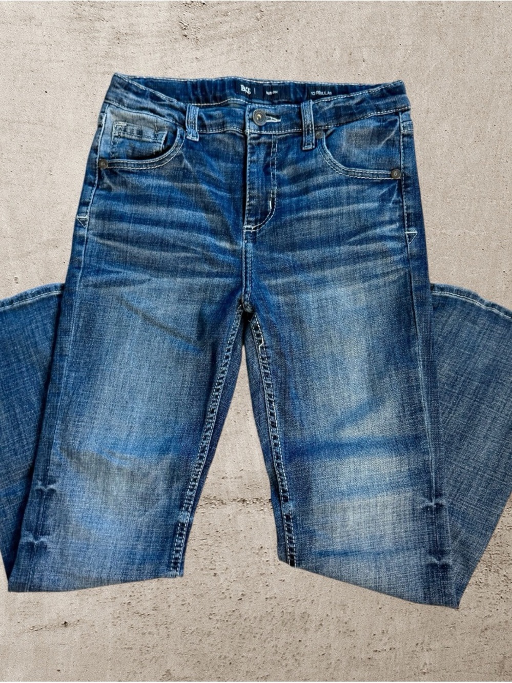 Buckle | BKE Boys Hudson Faded Blue Wash Jeans